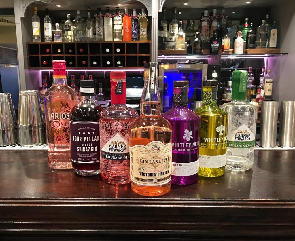 Try our amazing Gin selection - Cheffins at The Beaumont Inn